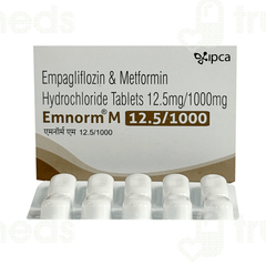 Emnorm M 12.5/1000mg Tablet 10 Emnorm M 12.5/1000mg Tablet 10