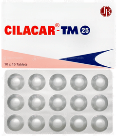 Cilacar Tm 25 Tablet 15 Cilacar Tm 25 Tablet 15