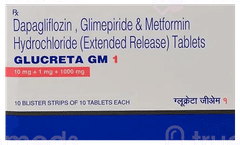 Glucreta Gm 1 Tablet 10