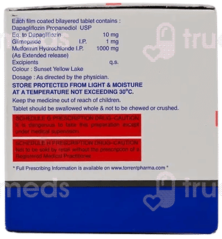 Glucreta Gm 1 Tablet 10