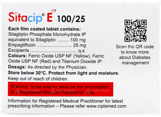 Sitacip E 100/25mg Tablet 10
