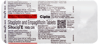 Sitacip E 100/25mg Tablet 10