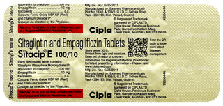 Sitacip E 100/10mg Tablet 10
