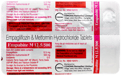 Empabite M 12.5/500Mg Tablet 10