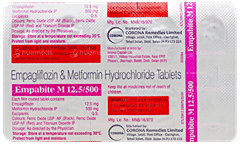 Empabite M 12.5/500Mg Tablet 10