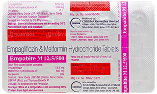 Empabite M 12.5/500Mg Tablet 10