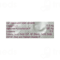 Empabite M 12.5/500Mg Tablet 10