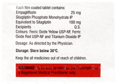 Empabite S 25/100 Tablet 10