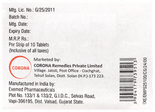 Empabite S 25/100 Tablet 10