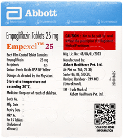 Empexel 25mg Tablet 15
