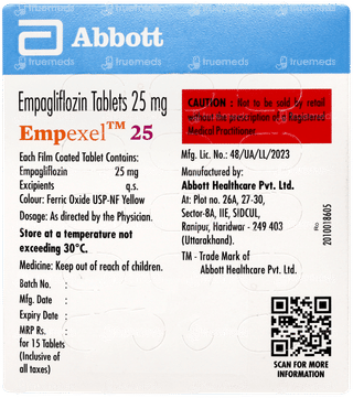 Empexel 25mg Tablet 15