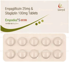Empadoz S 25/100mg Tablet 10 Empadoz S 25/100mg Tablet 10