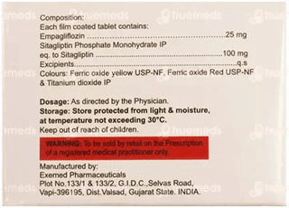 Empadoz S 25/100Mg Tablet 10