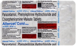 Allercet Cold New Tablet 15