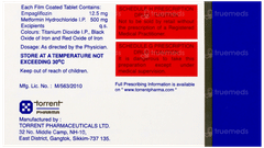 Empazio M 12.5 + 500 Tablet 10 Empazio M 12.5 + 500 Tablet 10