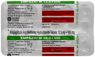 Empazio M 12.5 + 500 Tablet 10