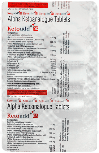 Ketoadd ++ Ds Tablet 10