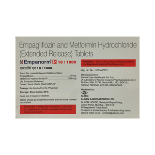 Empanorm M 10/1000 Tablet 10