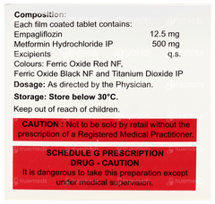 Empalo M 12.5/500mg Tablet 10
