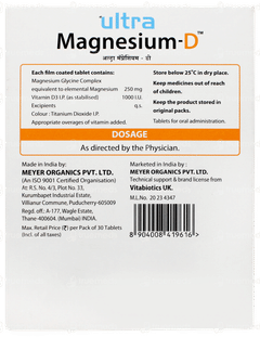 Ultra Magnesium D Tablet 15
