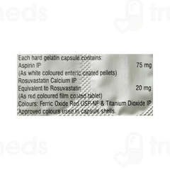 Rosuless A 20Mg/75Mg Tablet 10
