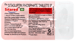 Sitared 50 Tablet 10
