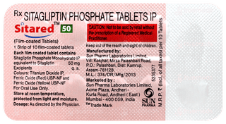 Sitared 50 Tablet 10