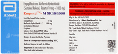 Empexel M Sr 10/1000 Tablet 15