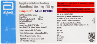 Empexel M Sr 10/1000 Tablet 15
