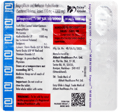 Empexel M Sr 10/1000 Tablet 15