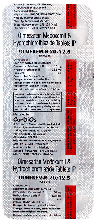 Olmekem H 20/12.5 Tablet 10