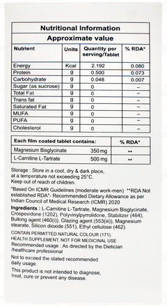 Carniglo M Tablet 15