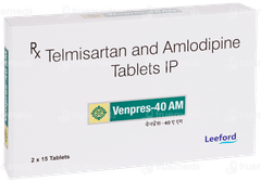 Venpres 40 Am Tablet 15 Venpres 40 Am Tablet 15