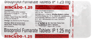 Biscado 1.25mg Tablet 10
