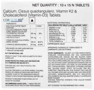 Corcium Hd Tablet 15