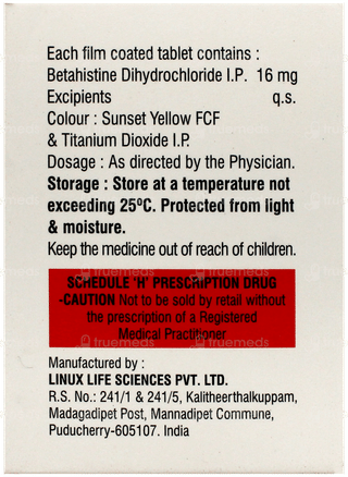 Vertirest 16 Tablet 15