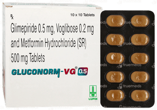 Gluconorm Vg 0.5 Tablet 10