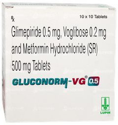 Gluconorm Vg 0.5 Tablet 10