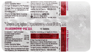 Gluconorm Vg 0.5 Tablet 10