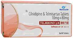 Telmikind Ln 80/10 Tablet 10