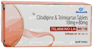 Telmikind Ln 80/10 Tablet 10