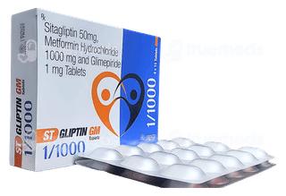 St Gliptin Gm 1/1000 Tablet 15