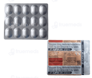 St Gliptin Gm 1/1000 Tablet 15