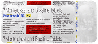 Montek Bl 40 Tablet 10