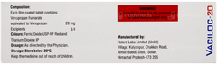 Vaciloc 20mg Tablet 10 Vaciloc 20mg Tablet 10