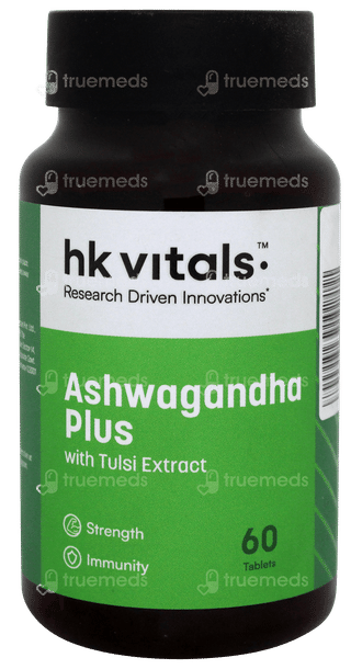 Healthkart Hk Vitals Ashwagandha Plus With Tulsi Extract Tablet 60