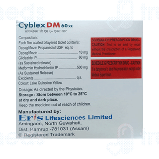 Cyblex Dm 60 Xr Tablet 15