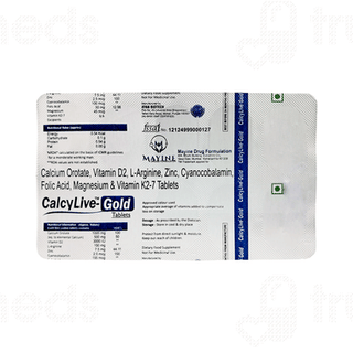 Calcylive Gold Tablet 10