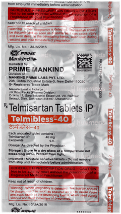 Telmibless 40 Tablet 15