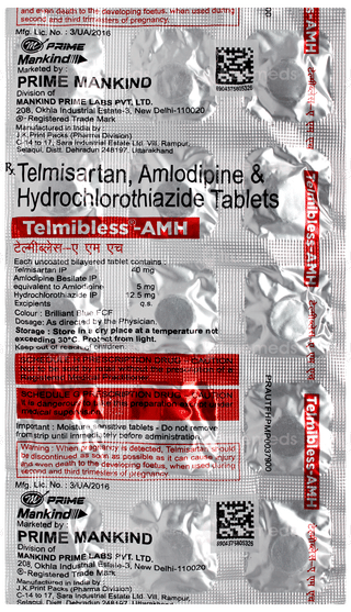 Telmibless Amh Tablet 15